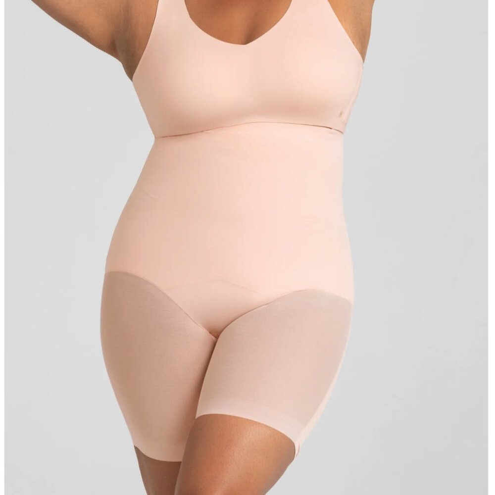 HoneyLove SuperPower Short Shapewear 1X ROSE TAN NWT
